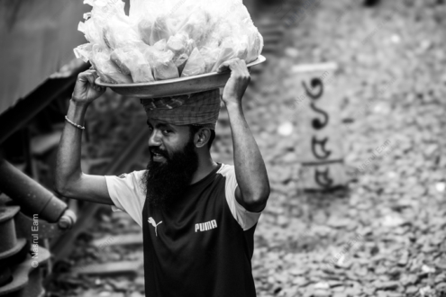 The Weight of Sustenance - Fine Art Photography Print, Limited Edition Print, Monochrome Photography, Human Interest Photography,  Documentary Photography