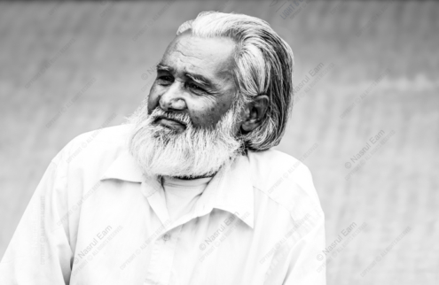 Man with Flowing Beard - Fine Art Photography Print, Limited Edition Photography, Black and White Portrait,  Luxury Photography Art, Collector's Print