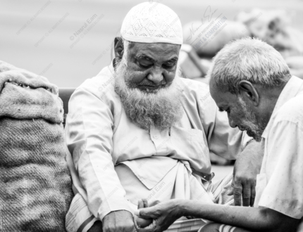 Exchange between Two Elderly Men - Fine Art Photography Prints, Limited Edition Photography,  Art Photography for Sale,  Photography for Collectors, Museum-Quality Photography