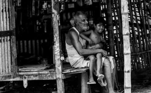 A Grandfather and a Young Grandchild - Fine Art Photography Prints, Limited Edition Prints, Giclée Photography,  Photography Art, Art Investment