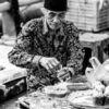 The Elder Baker at His Market Stall