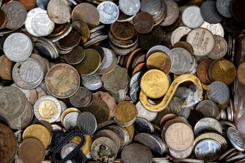 A Cache of Tarnished World Coins - Fine Art Photography, Limited Edition Print, Giclée Photography, Photography Art, Art Photography Print