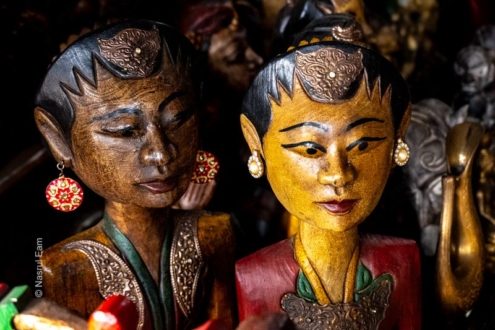 Two Adorned Wooden Figures - Fine Art Photography Print, Limited Edition Photography, Museum-Quality Artwork,  Contemporary Art Photography,  Fine Art Photography