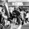 The Flag Bearer and His Son - Fine Art Photography Print, Limited Edition Print, Giclée Photography, Documentary Photography,  Black and White Photography