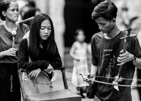 Street Musicians with a Bowed Instrument - Fine Art Photography Print, Limited Edition Photography, Giclée Print,  High-End Photography, Art Photography Collectors