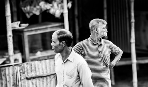 The Roadside Watchers - Fine Art Photography Prints, Limited Edition Photography, Black and White Photography,  Luxury Photography Art,  Contemporary Art Photography