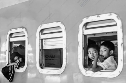 Travelers in Three Windows