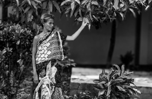 Woman Under the Mango Bough - Fine Art Photography Print, Limited Edition Photography, Black and White Portrait,  Art Photography,  Luxury Photography Print