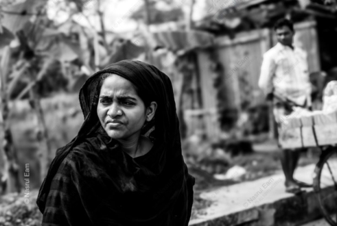 Woman with a Distant Gaze - Fine Art Photography Print, Limited Edition Print, Black and White Photography, Art Photography, Collector's Print