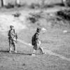 Two Schoolboys on a Field Path