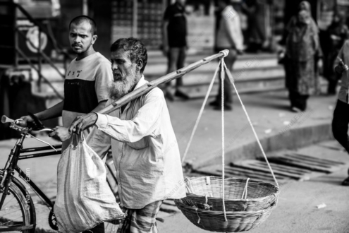 The Laborer with a Bamboo Yoke