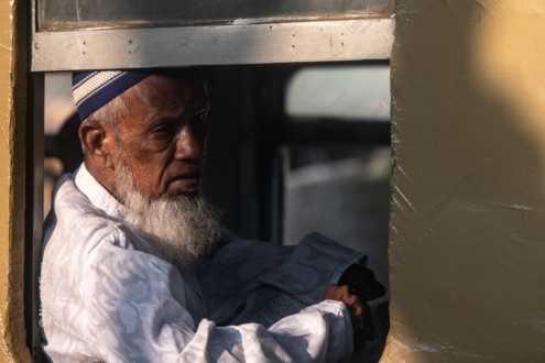 Man by the Train Window
