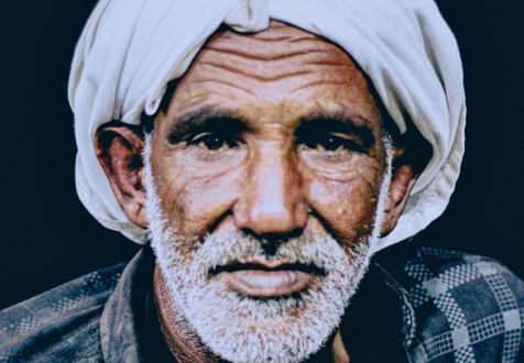 A Portrait of Endurance and Wrinkle by Asaad Nateel - Portrait Photography, Photojournalism, Photography Awards, Photo of the Day, Light & Composition University