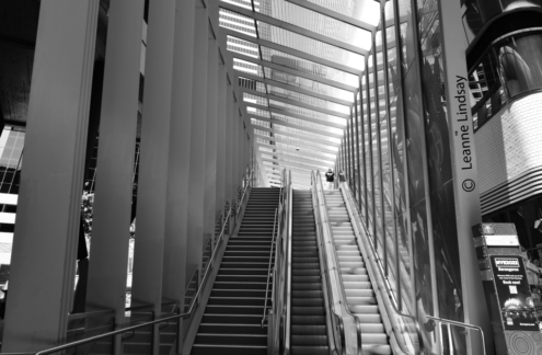 The Escalator by Leanne Lindsay - Architectural Photography, Photojournalism, Documentary Photography, COVID-19 Photography, Leanne Lindsay
