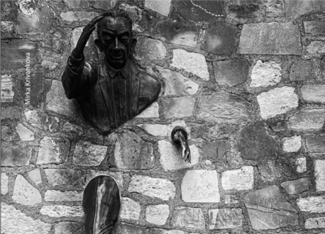 The Man Who Walked through the Wall by Mirka Krivankova - Photojournalism, Black and White Photography, Mirka Krivankova, Art Photography, Photography Awards