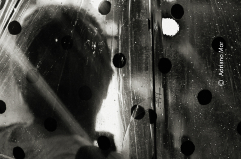 Crossing the Street on a Rainy Day by Adriano Mor - Photojournalism, Art Photography, Black and White Photography, Street Photography, Photography Education