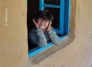 A Rural House by Azam Rasouli