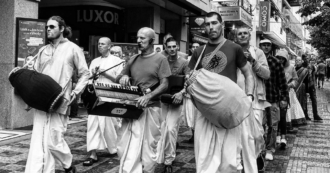 Street People in Prague by Mirka Krivankova