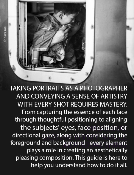 Symphony of Faces: Mastering Subject Positioning in Portraiture - Portrait Photography, Subject Positioning, Portrait Composition, Photography Tutorials,  Light & Composition University